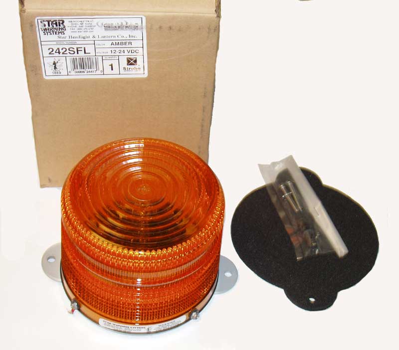 Star Amber Strobe Light