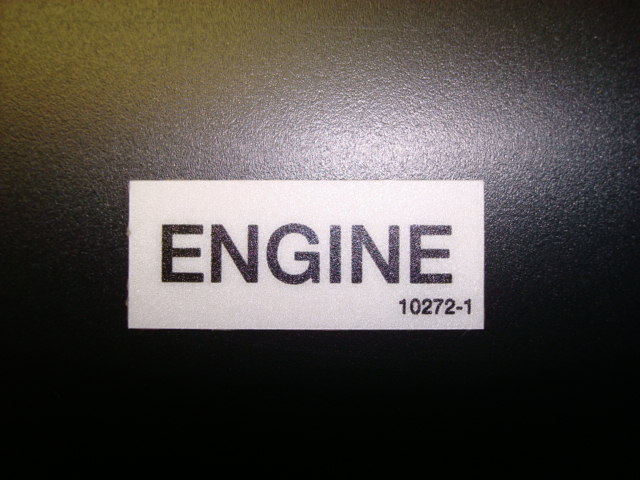Engine Decal