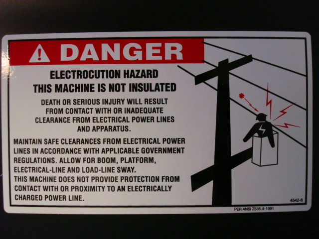 Danger Not Insulated Warning Decal