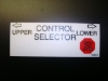 Versalift Control Selector Decal