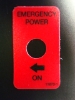 Emergency Power Decal