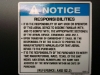 Owners Transfer Decal