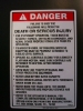 Danger Warning Decal