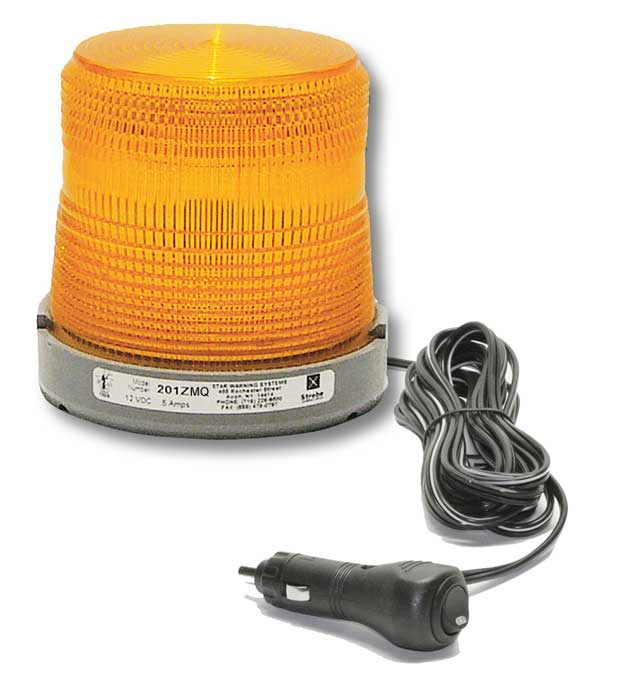 Quadflash Strobe Light  quadflash, strobe, magnetic mount, 12volt strobe light, plastic magnetic mount base