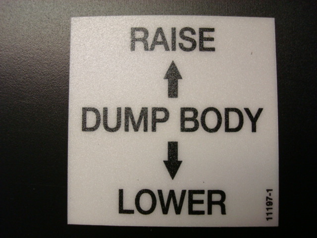 Dump Body Decal