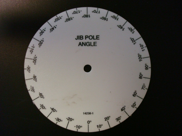 Jib Pole Angle Decal