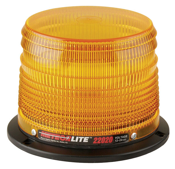 Low Profile Amber Dome Strobe Light