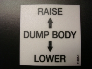 Dump Body Decal