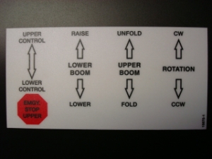 Lower Controls Decal