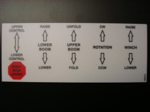 Lower Controls Decal